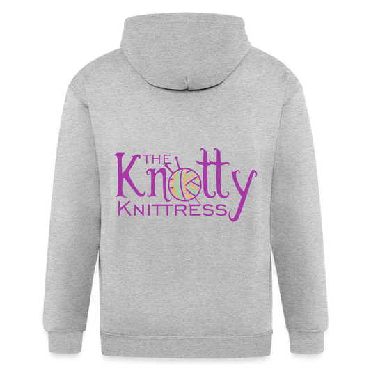 Men's Zip Hoodie - heather gray