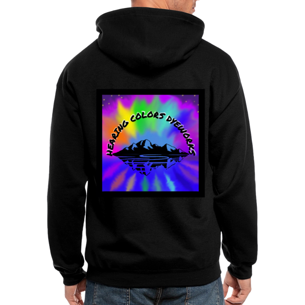 Men's Zip Hoodie - black