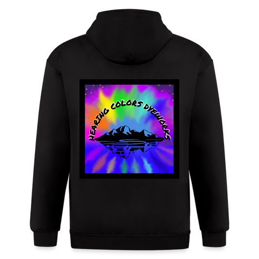 Men's Zip Hoodie - black