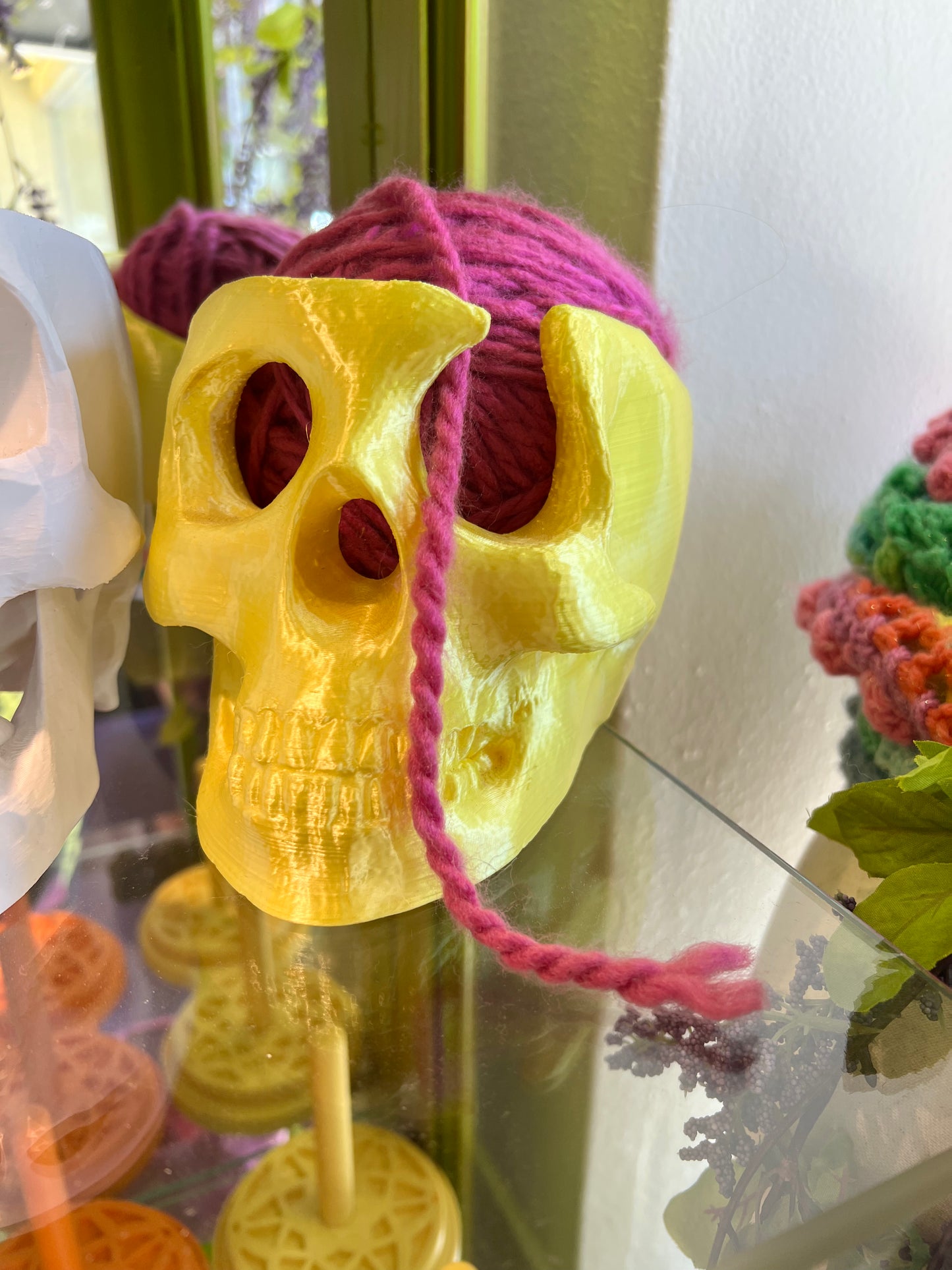 Yarn Bowl Smooth Skull