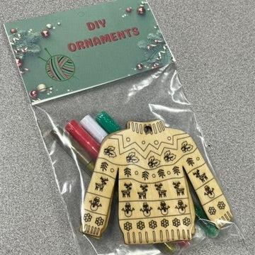 DIY Sweater Ornaments Set