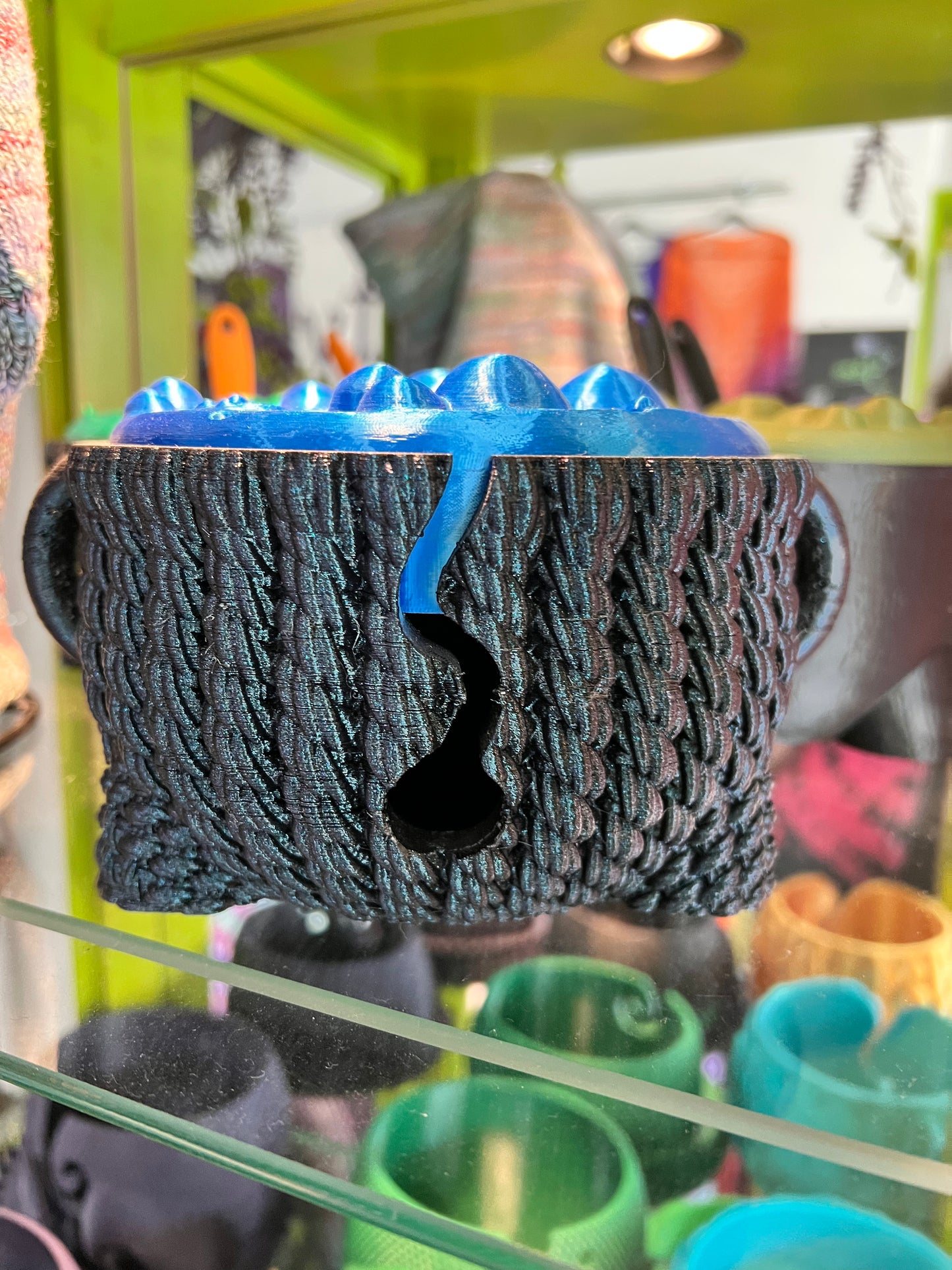 Cauldron Yarn Bowl with Lid