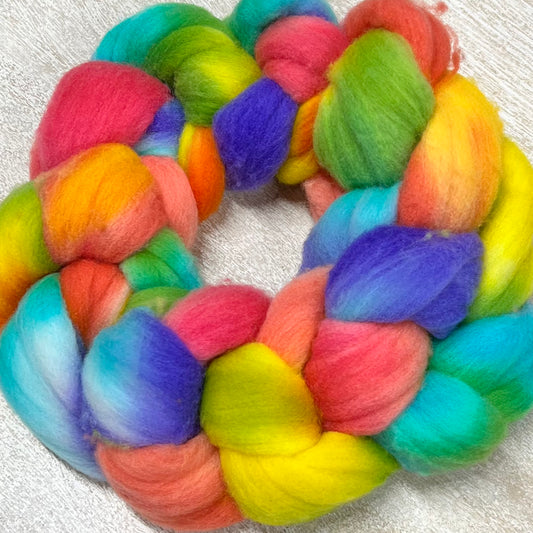 Hand Dyed Merino Roving