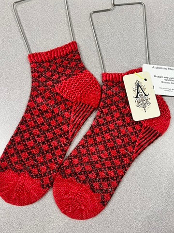 Rhubarb and Custard Socks