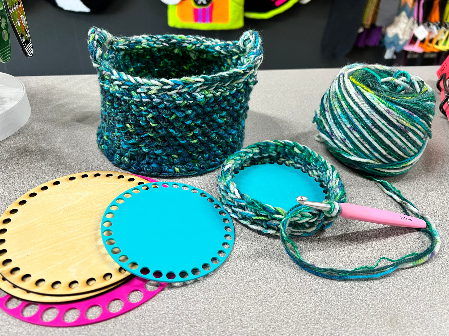 Crochet Basket Class