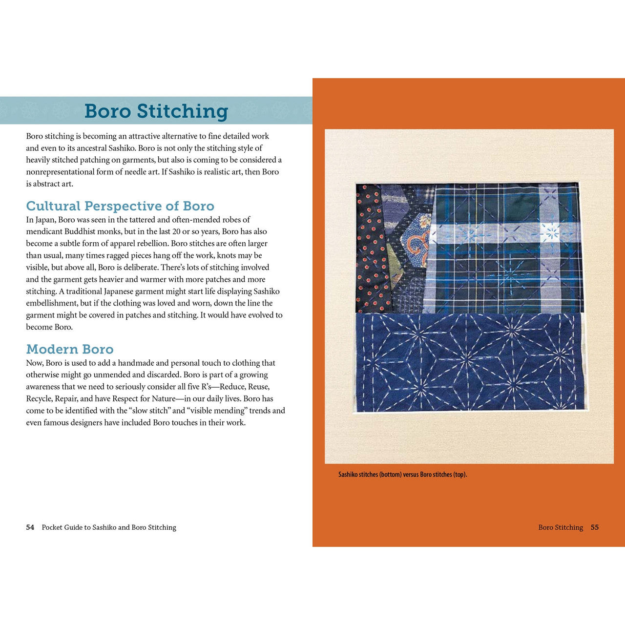 Pocket Guide to Sashiko and Boro Stitching