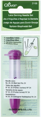 Chibi with Lace Darning Needle Bent Tip