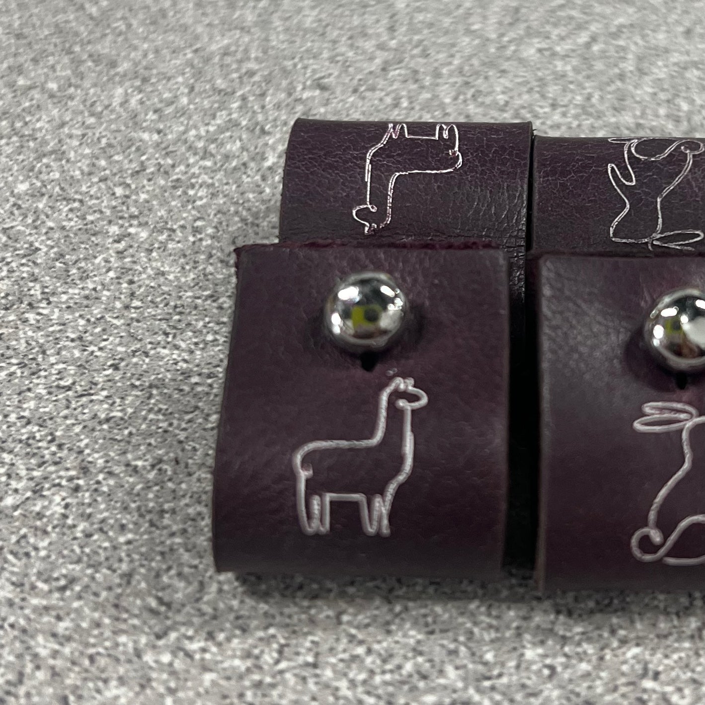 Leather Foldover Label Sets