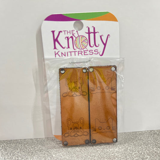 Leather Foldover Labels