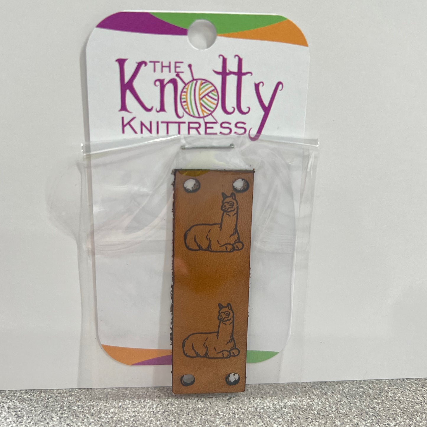 Leather Foldover Labels