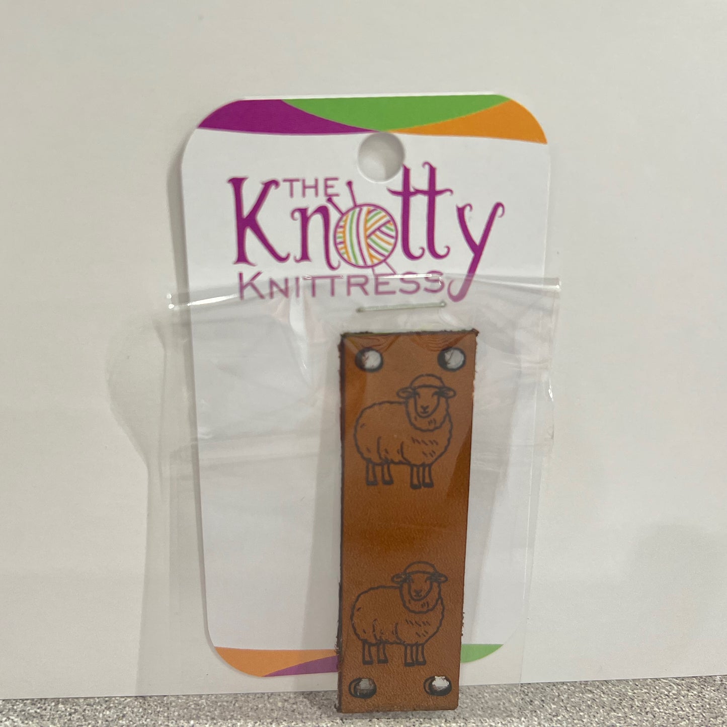 Leather Foldover Labels