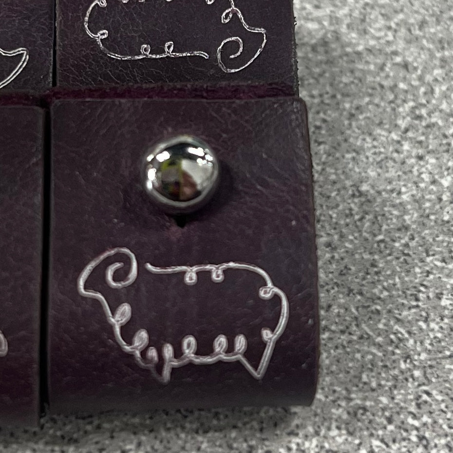 Leather Foldover Label Sets