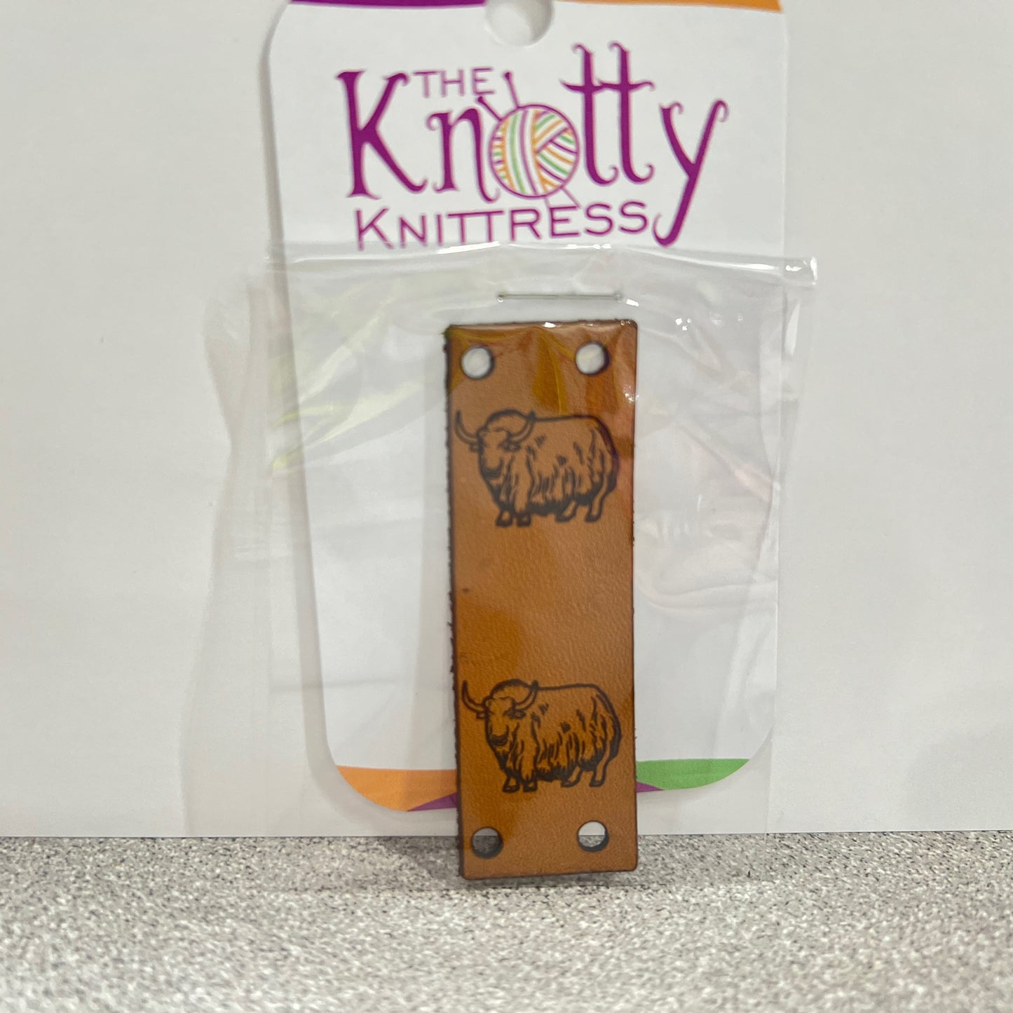 Leather Foldover Labels