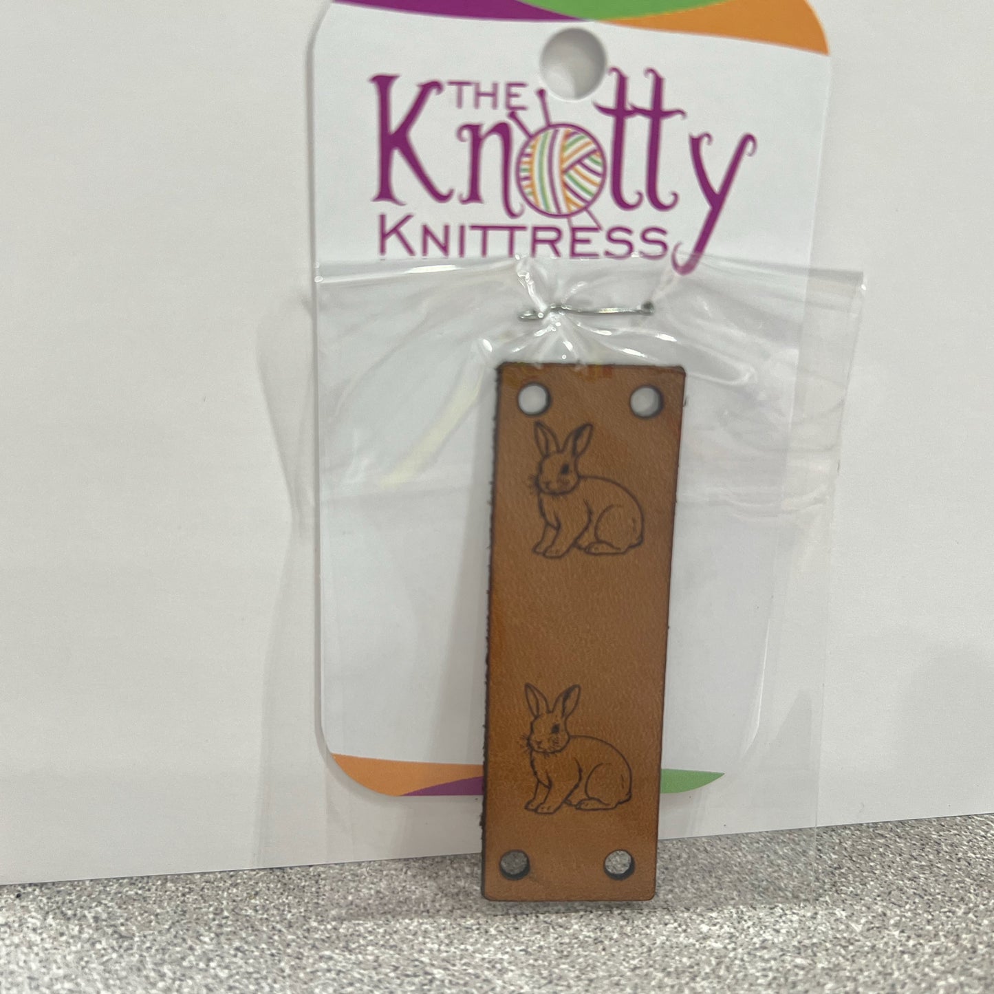 Leather Foldover Labels