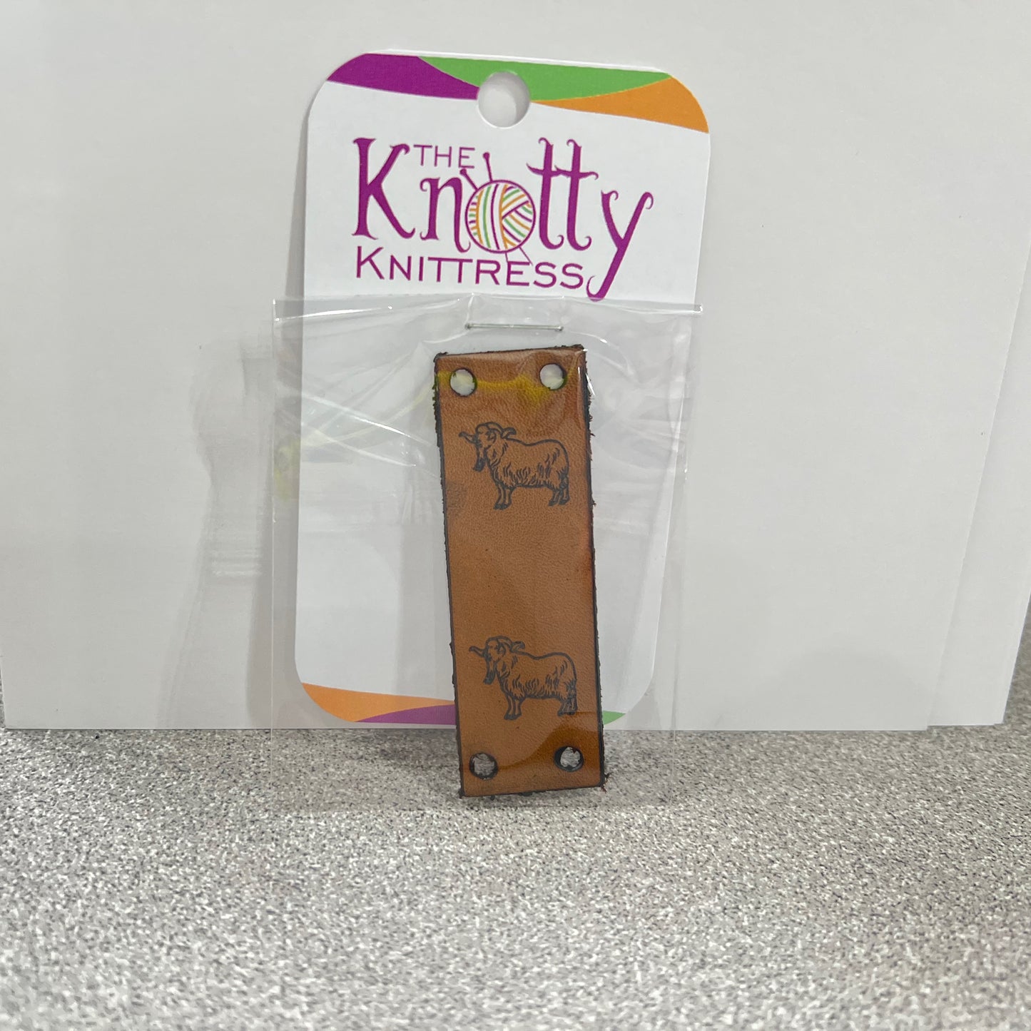 Leather Foldover Labels