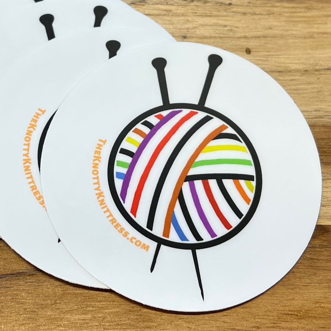 Pride Yarn Ball Sticker