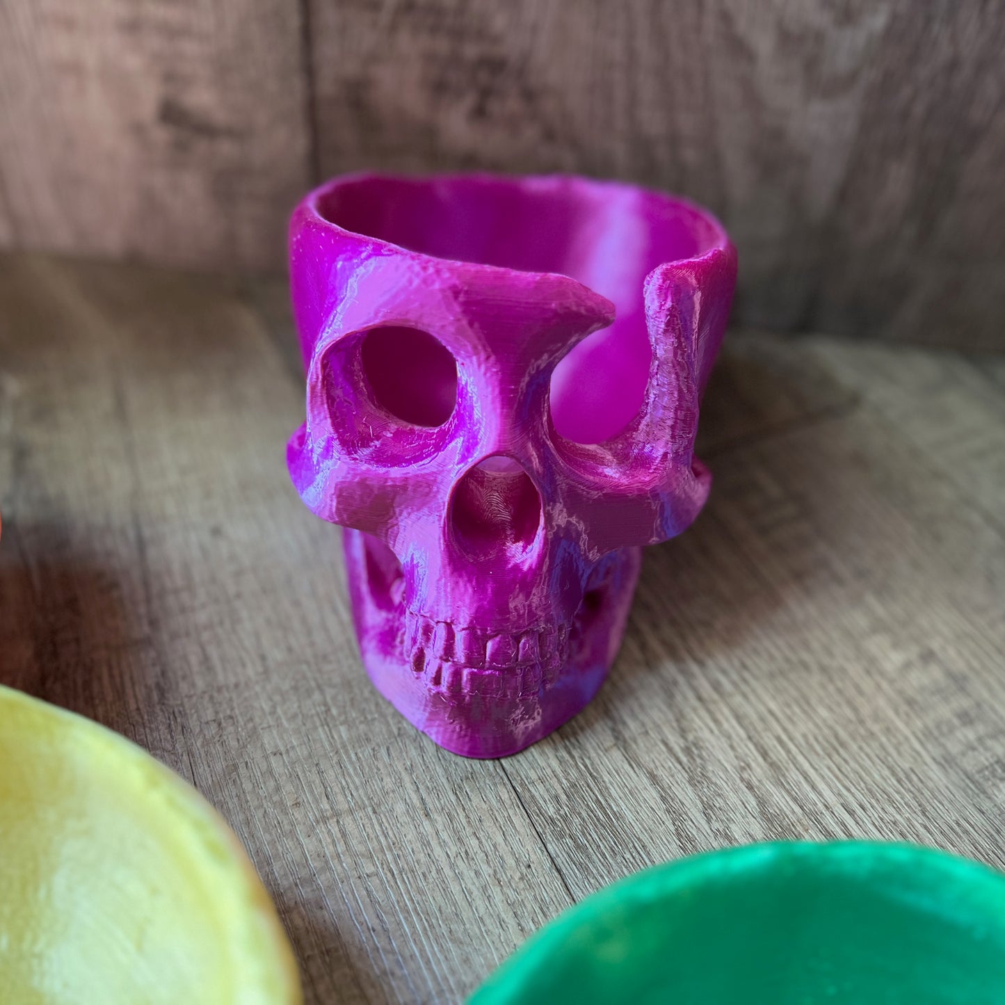 Yarn Bowl Smooth Skull