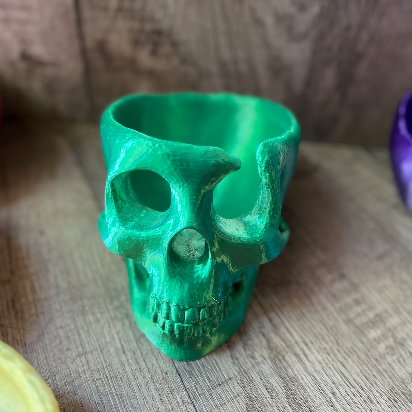 Yarn Bowl Smooth Skull