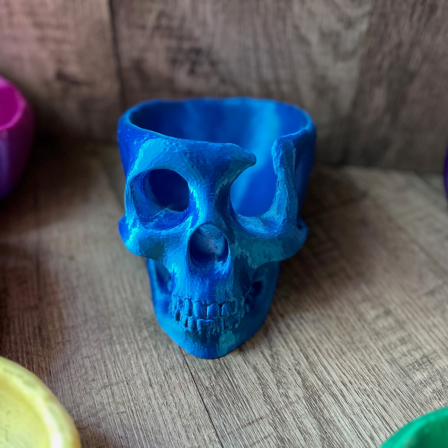 Yarn Bowl Smooth Skull