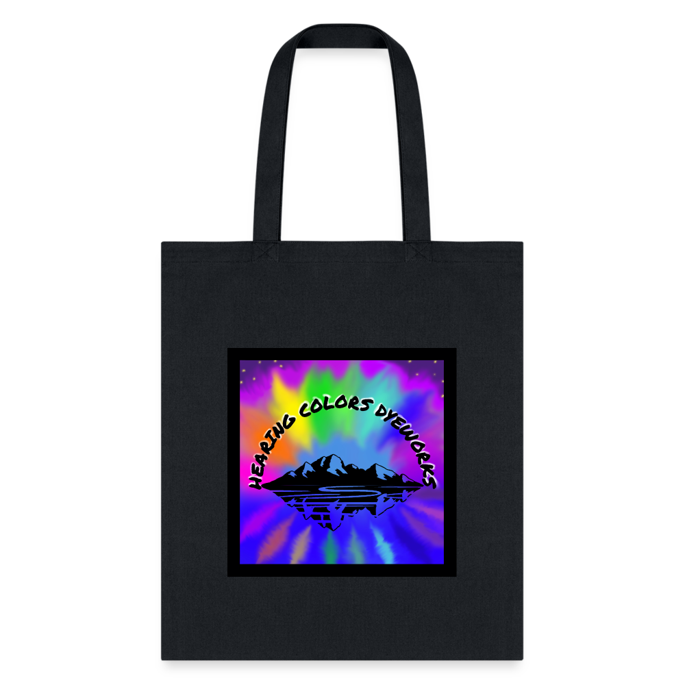 Hearing Colors Dyeworks Tote Bag - black