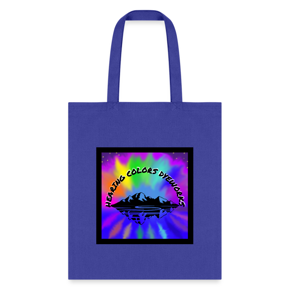 Hearing Colors Dyeworks Tote Bag - royal blue