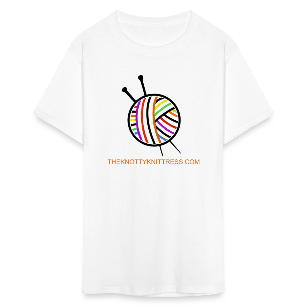 Rainbow Yarn Ball Unisex Classic T-Shirt - white