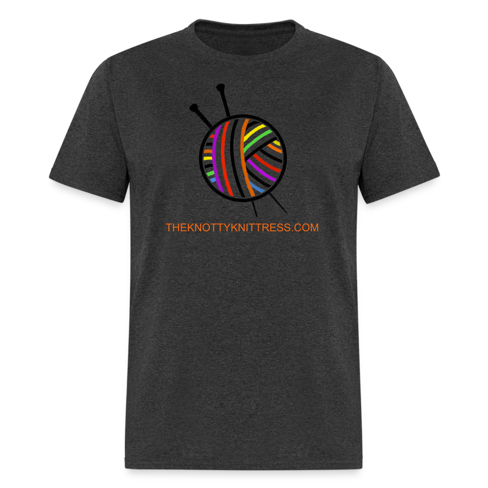 Rainbow Yarn Ball Unisex Classic T-Shirt - heather black