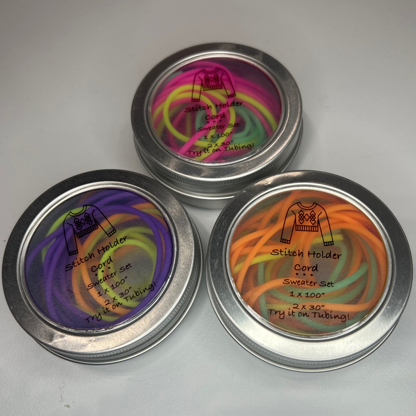 Sweater Set Stitch Holder Cords