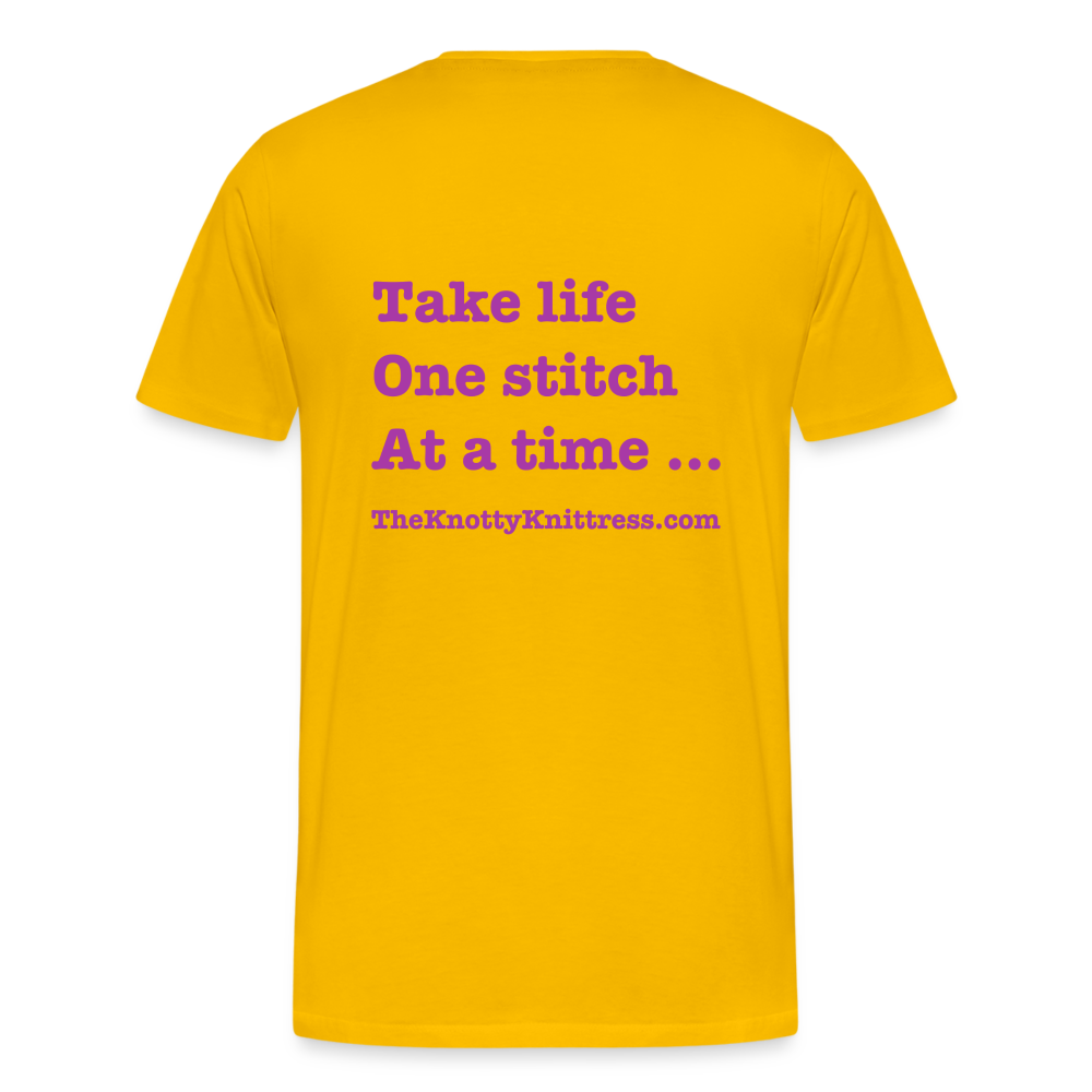 Men's Premium T-Shirt - sun yellow
