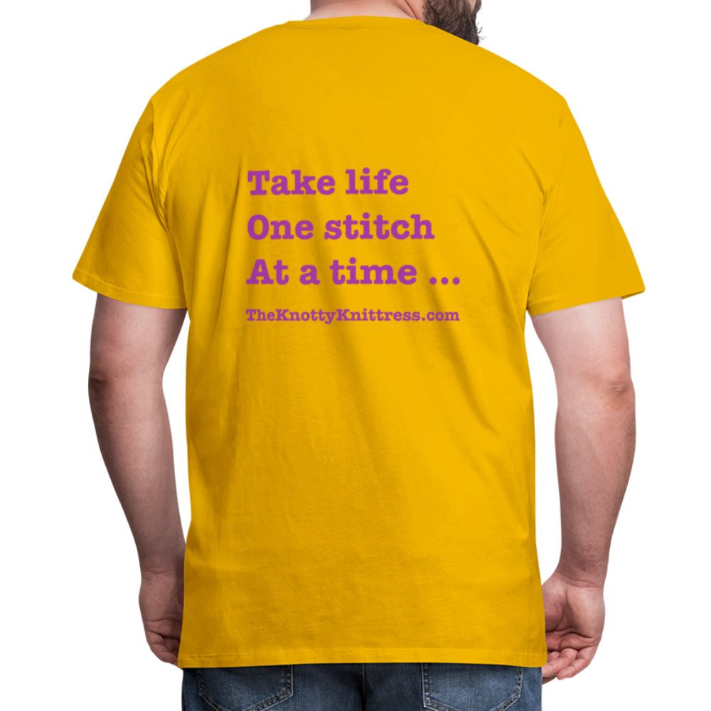 Men's Premium T-Shirt - sun yellow