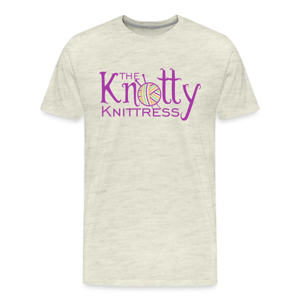 Men's Premium T-Shirt - heather oatmeal