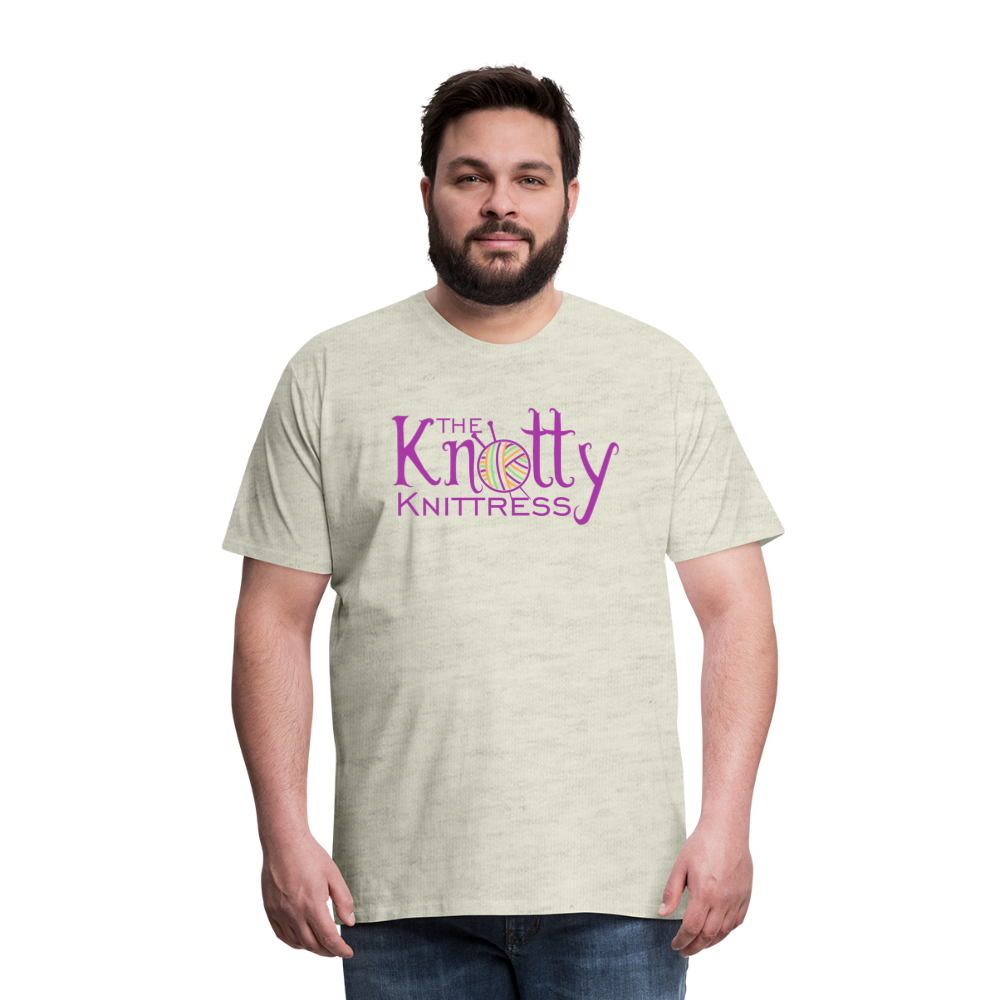 Men's Premium T-Shirt - heather oatmeal