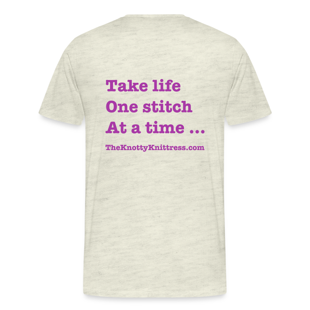 Men's Premium T-Shirt - heather oatmeal