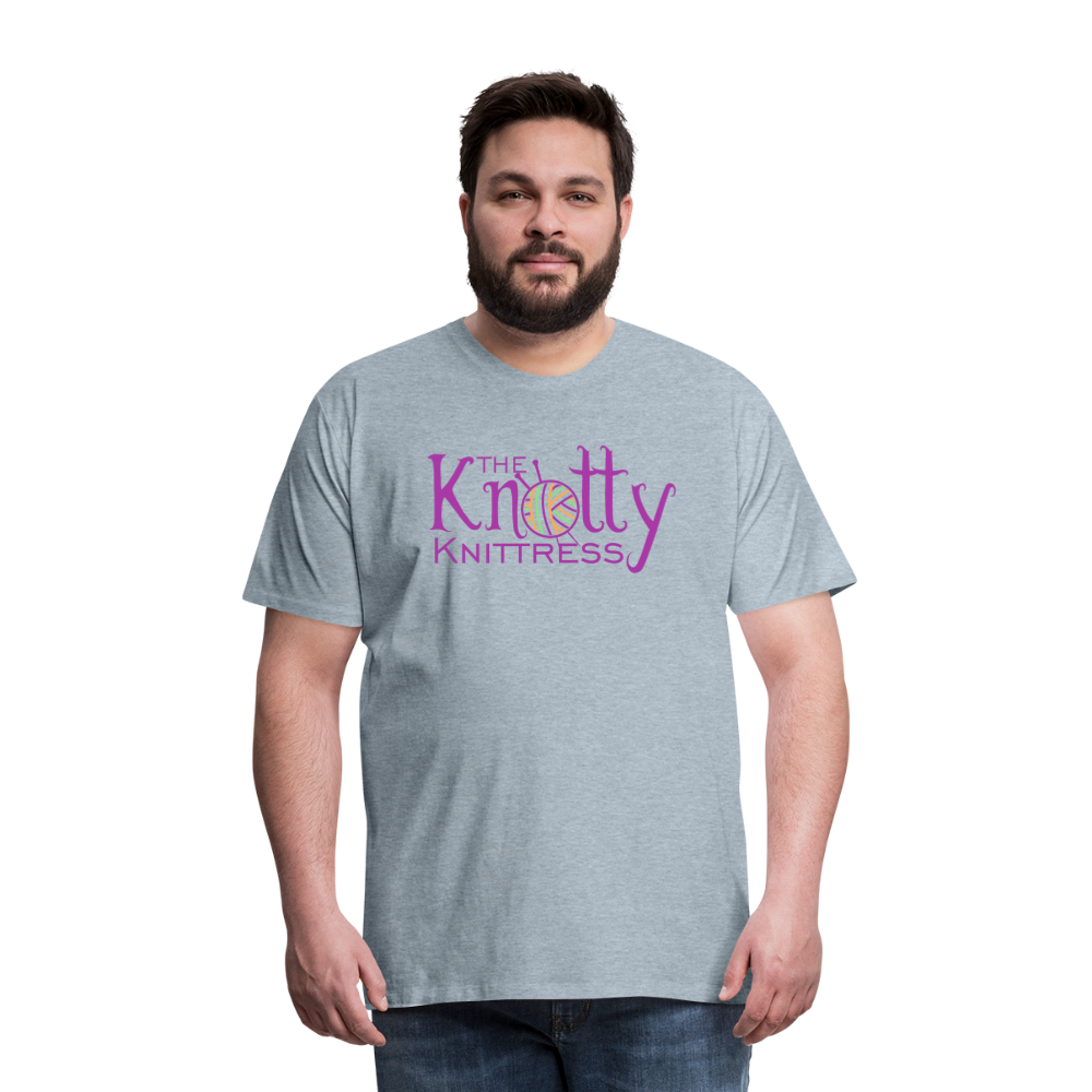Men's Premium T-Shirt - heather ice blue