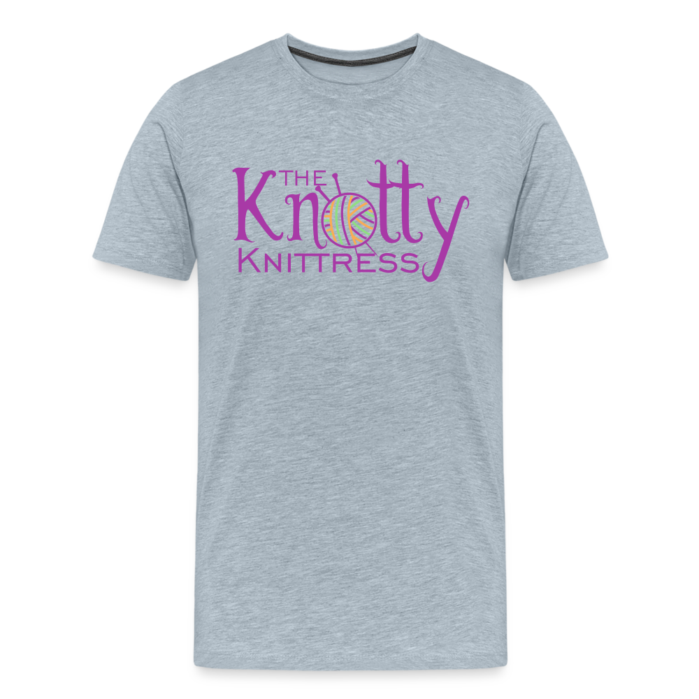 Men's Premium T-Shirt - heather ice blue