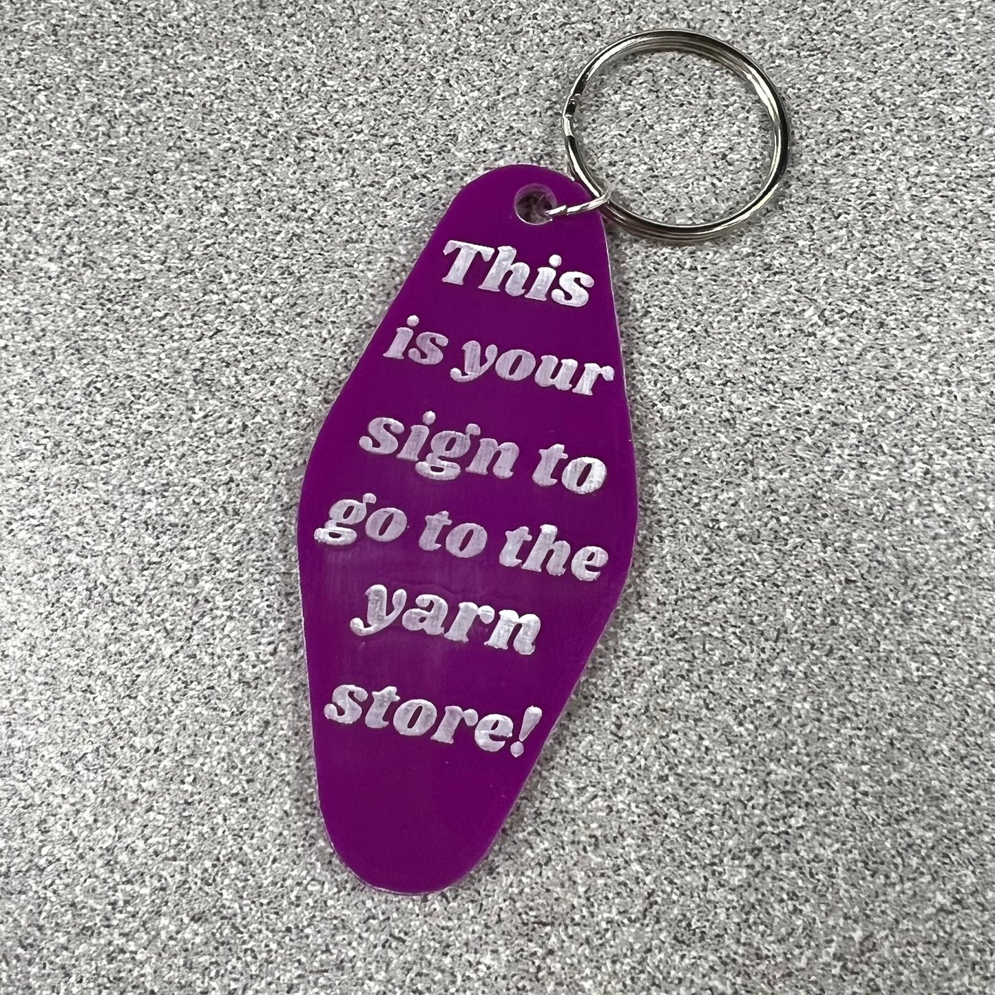 Motel Keychain