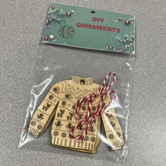 DIY Sweater Ornaments only