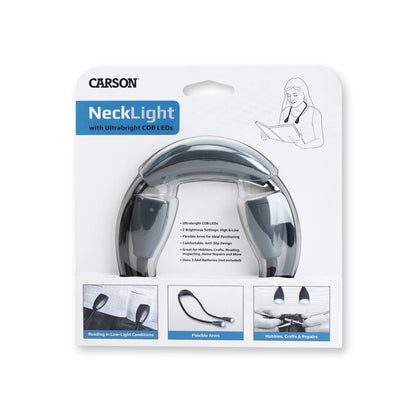 Dual Headed LED Adjustable Gooseneck Light; Crafts & Reading