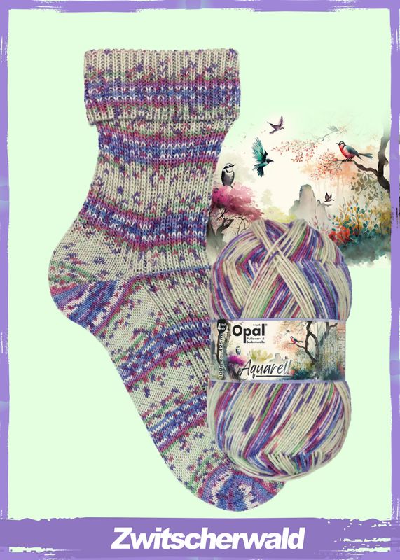 Opal Aquarell 4 Ply