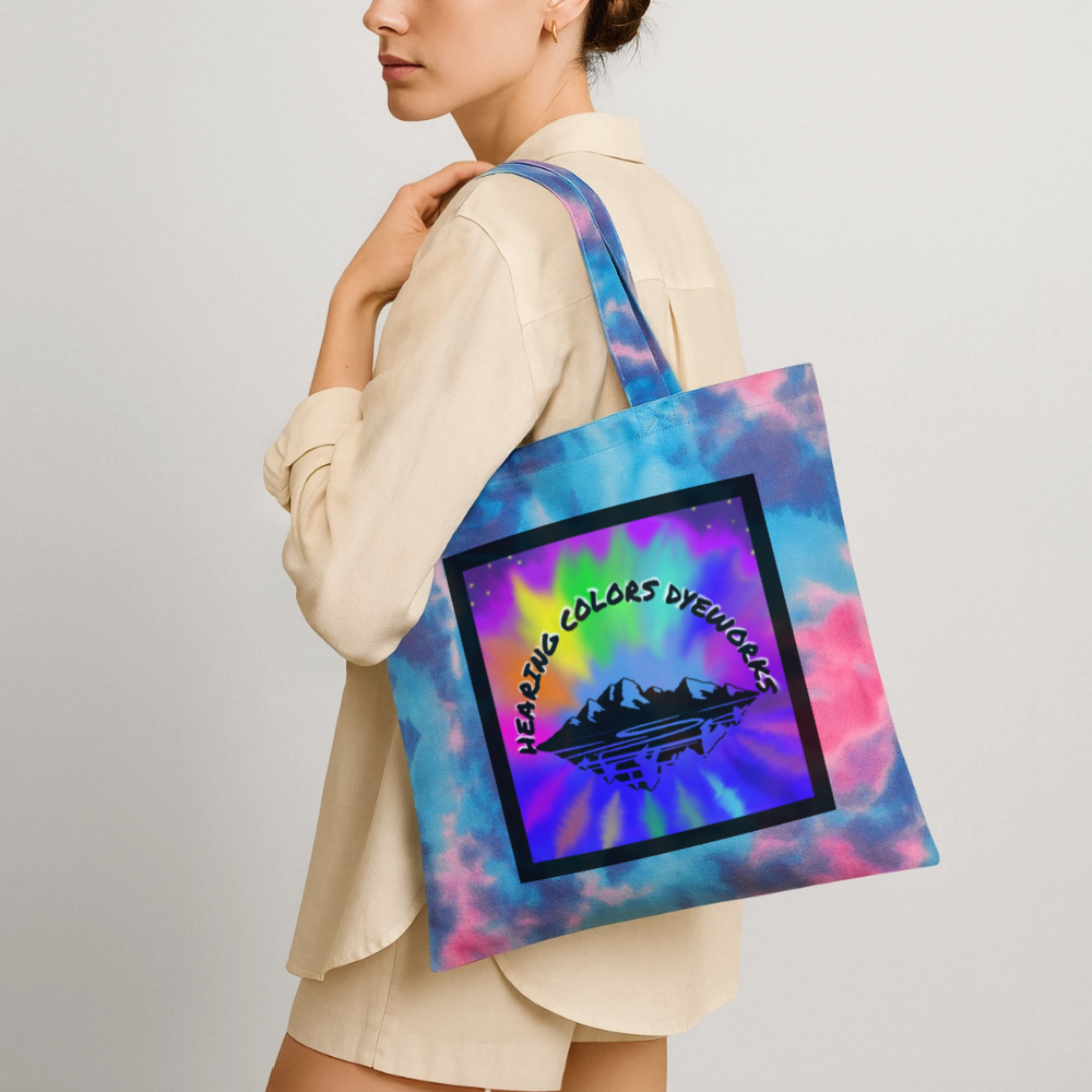 Tie Dye Tote Bag - cotton candy 