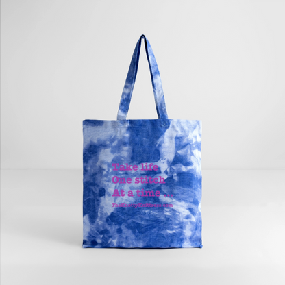 Tie Dye Tote Bag - cloudy blue