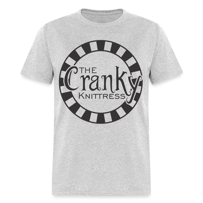 The Cranky Knittress Unisex Classic T-Shirt - heather gray