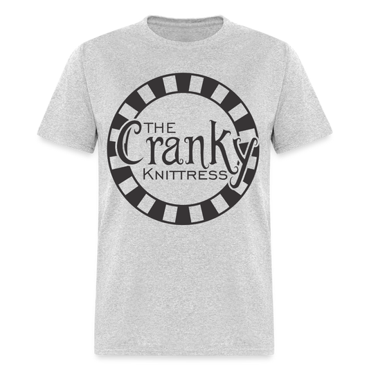 The Cranky Knittress Unisex Classic T-Shirt - heather gray