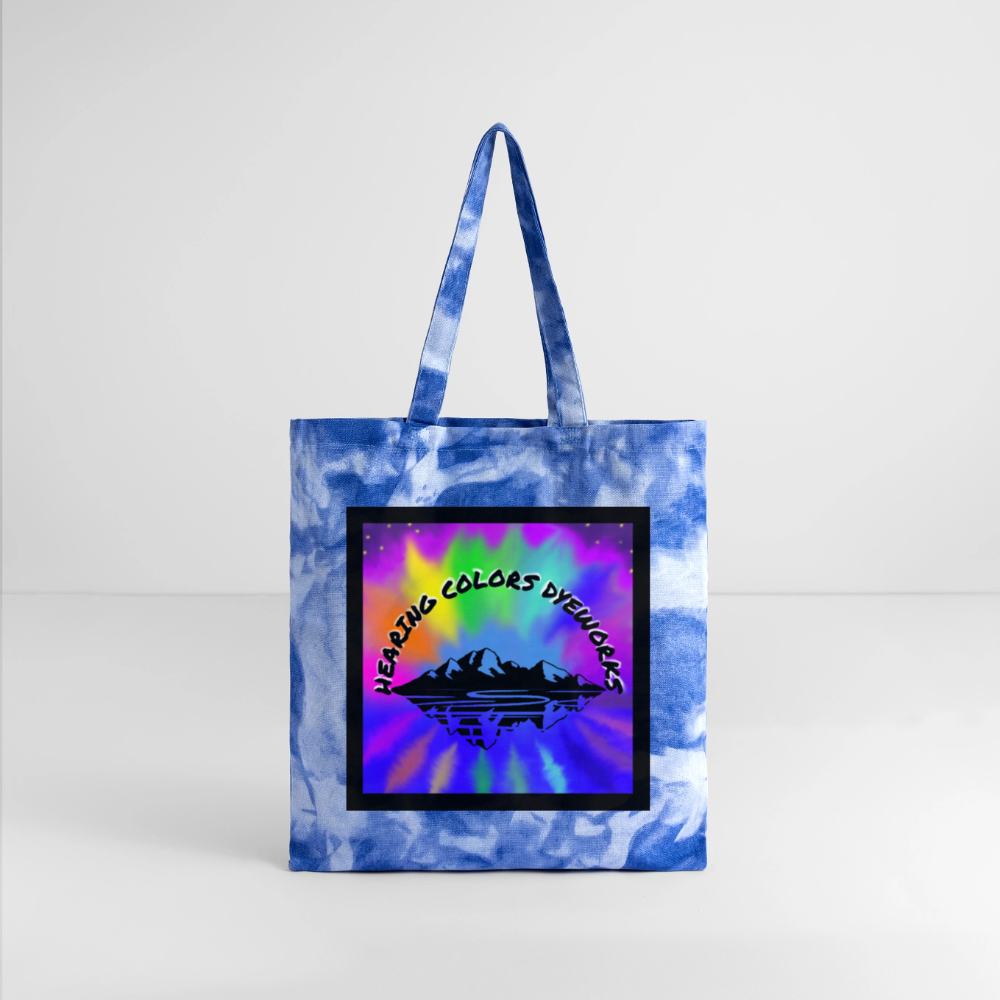 Tie Dye Tote Bag - cloudy blue