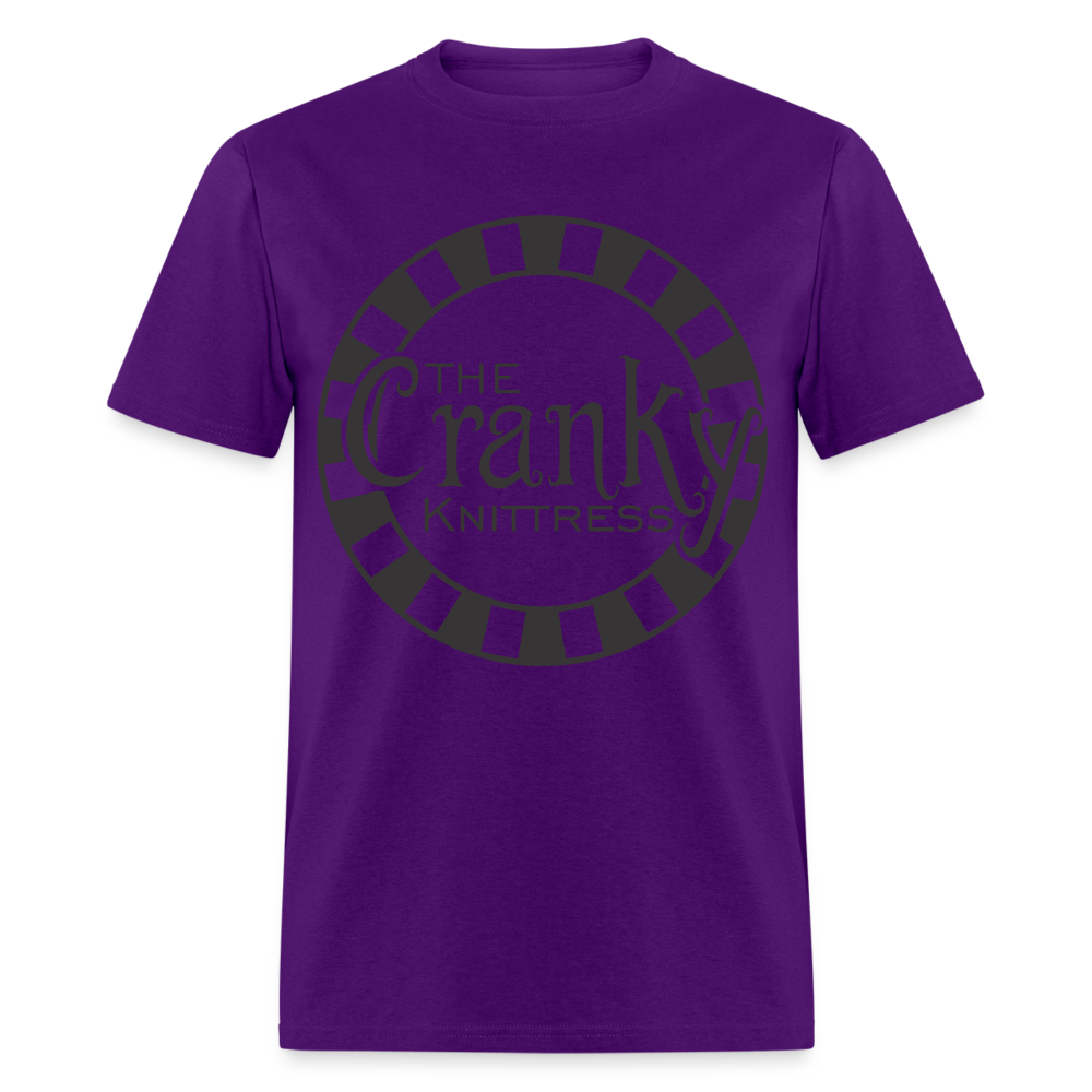 The Cranky Knittress Unisex Classic T-Shirt - purple