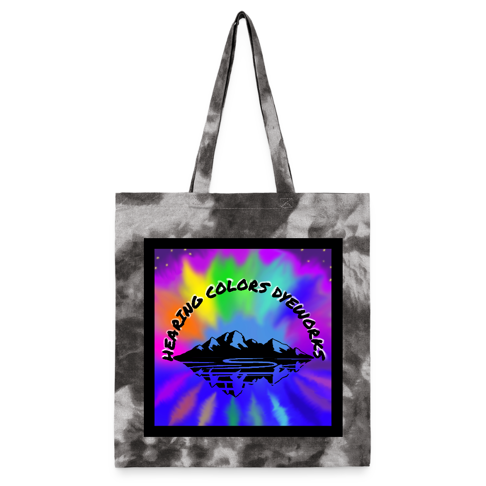 Tie Dye Tote Bag - stormy ash