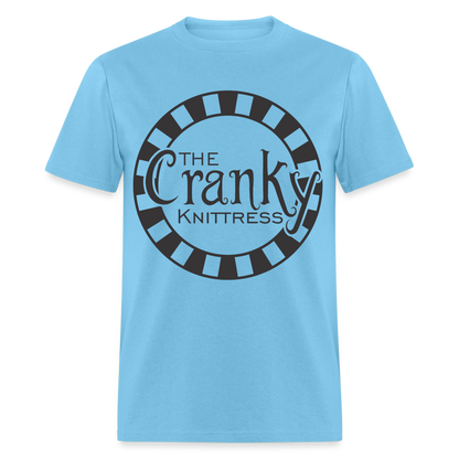 The Cranky Knittress Unisex Classic T-Shirt - aquatic blue