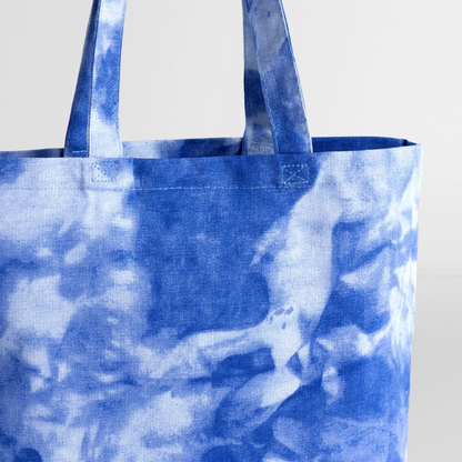 Tie Dye Tote Bag - cloudy blue