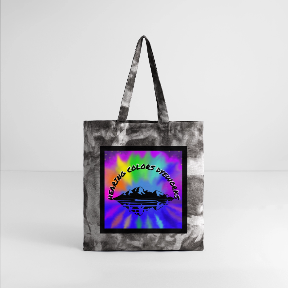 Tie Dye Tote Bag - stormy ash