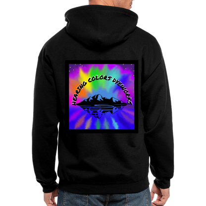 Men's Zip Hoodie - black